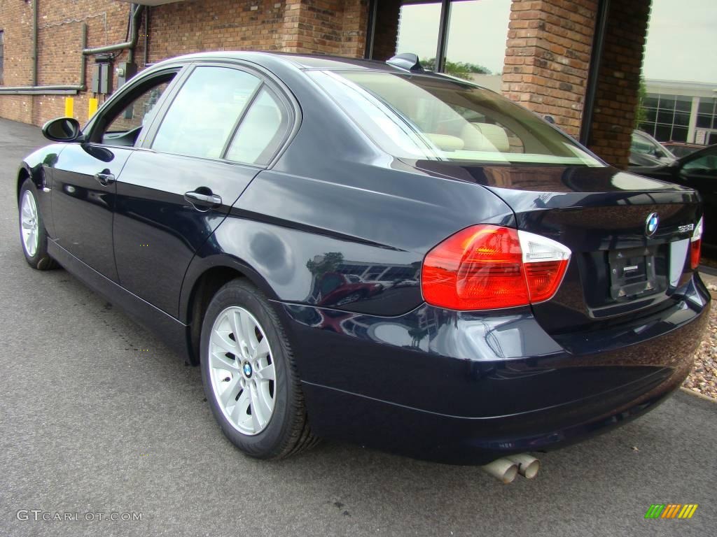 2007 3 Series 328i Sedan - Monaco Blue Metallic / Beige photo #4
