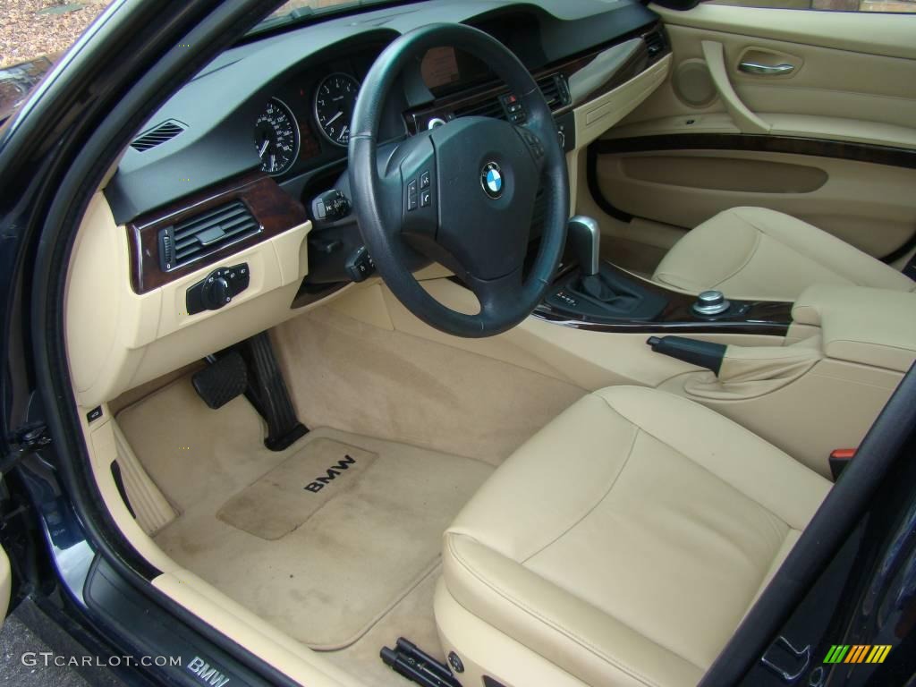 2007 3 Series 328i Sedan - Monaco Blue Metallic / Beige photo #10