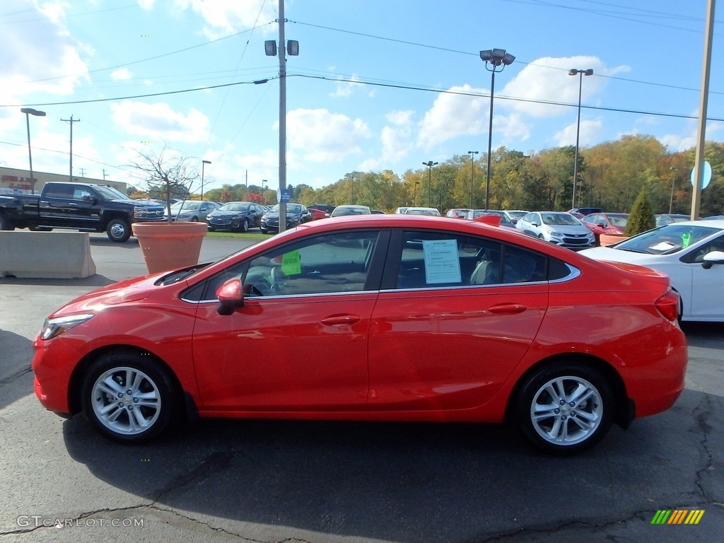 2016 Cruze LT Sedan - Red Hot / Jet Black photo #2