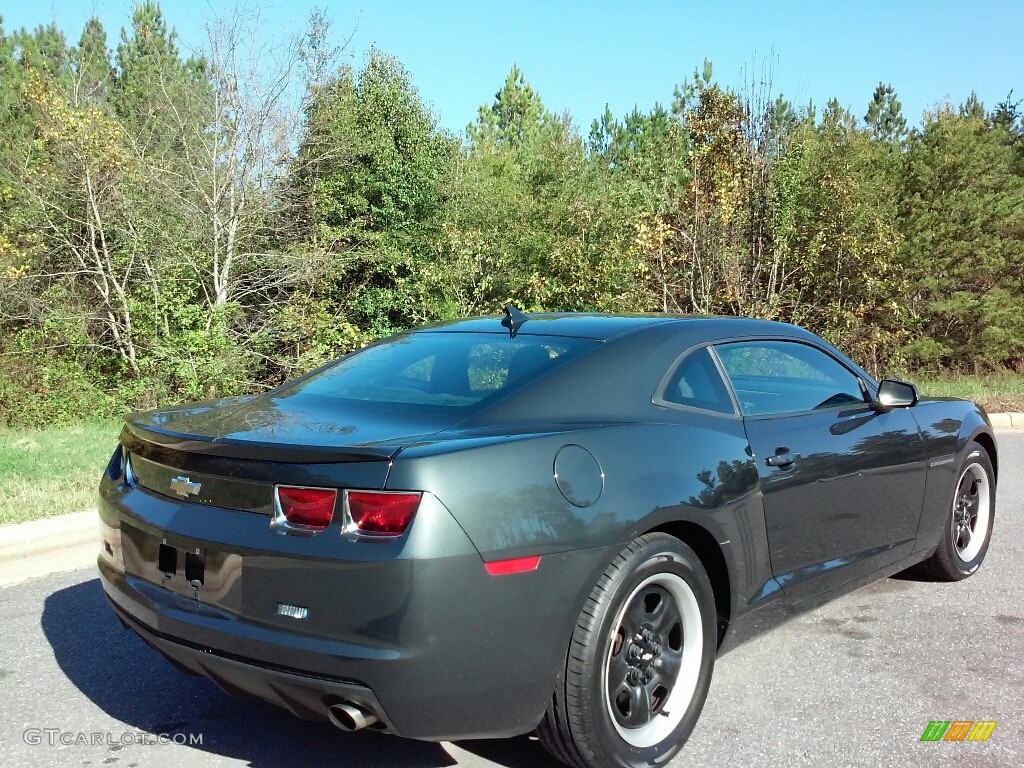 2013 Camaro LS Coupe - Ashen Gray Metallic / Black photo #6