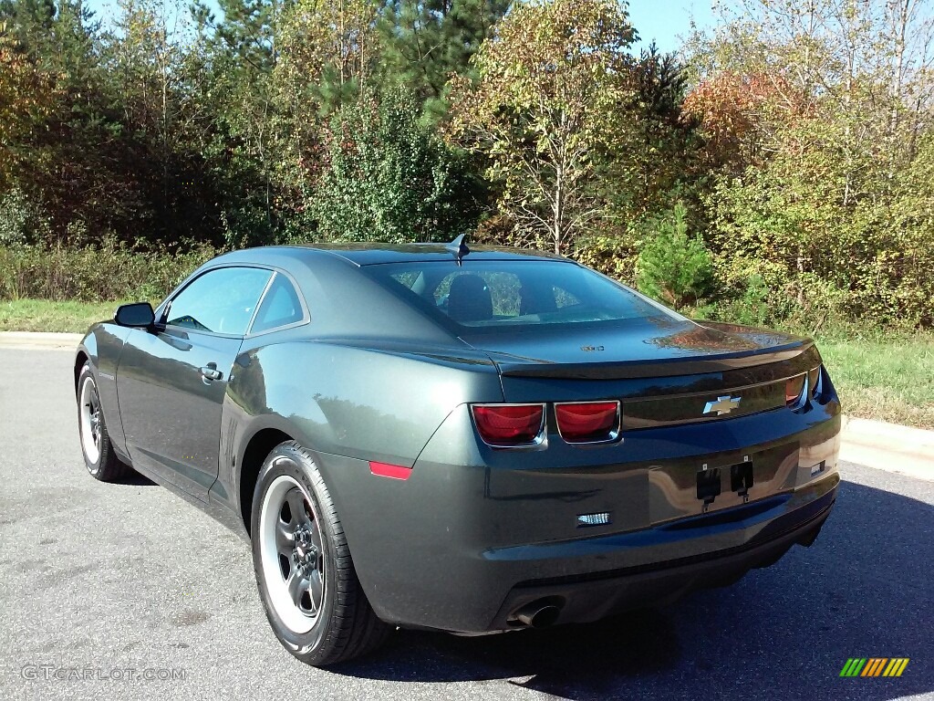 2013 Camaro LS Coupe - Ashen Gray Metallic / Black photo #8