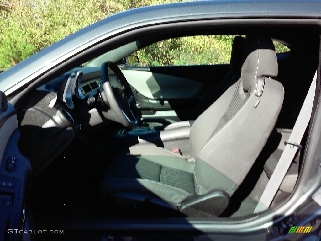 2013 Camaro LS Coupe - Ashen Gray Metallic / Black photo #9