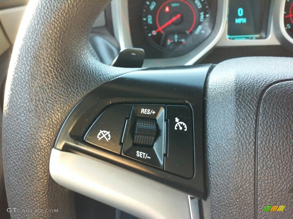 2013 Camaro LS Coupe - Ashen Gray Metallic / Black photo #15