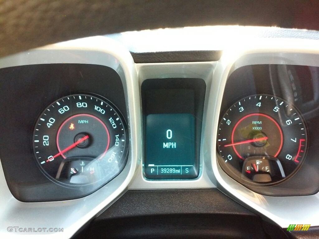 2013 Camaro LS Coupe - Ashen Gray Metallic / Black photo #17