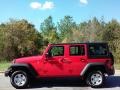 Firecracker Red 2017 Jeep Wrangler Unlimited Sport 4x4 RHD Exterior