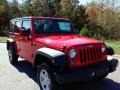 2017 Firecracker Red Jeep Wrangler Unlimited Sport 4x4 RHD  photo #8