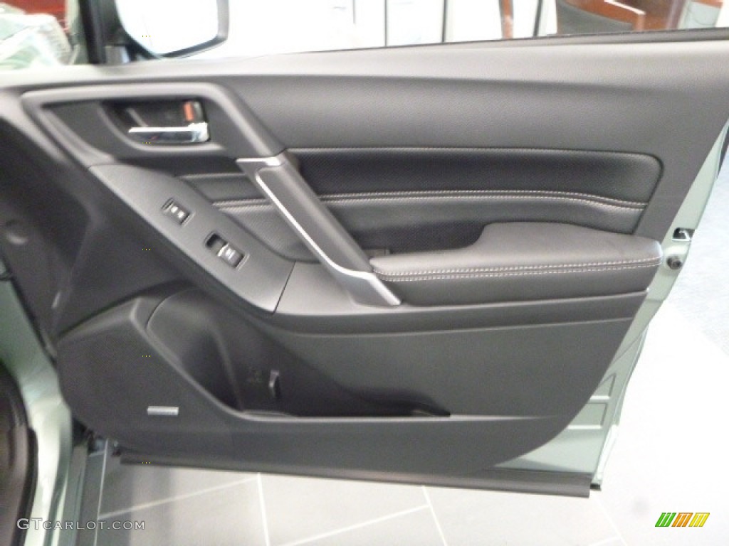 2017 Forester 2.5i Touring - Jasmine Green Metallic / Black photo #3