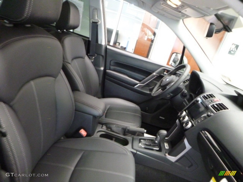 2017 Forester 2.5i Touring - Jasmine Green Metallic / Black photo #4