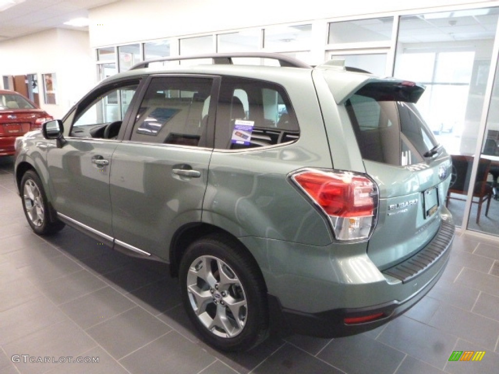 2017 Forester 2.5i Touring - Jasmine Green Metallic / Black photo #8
