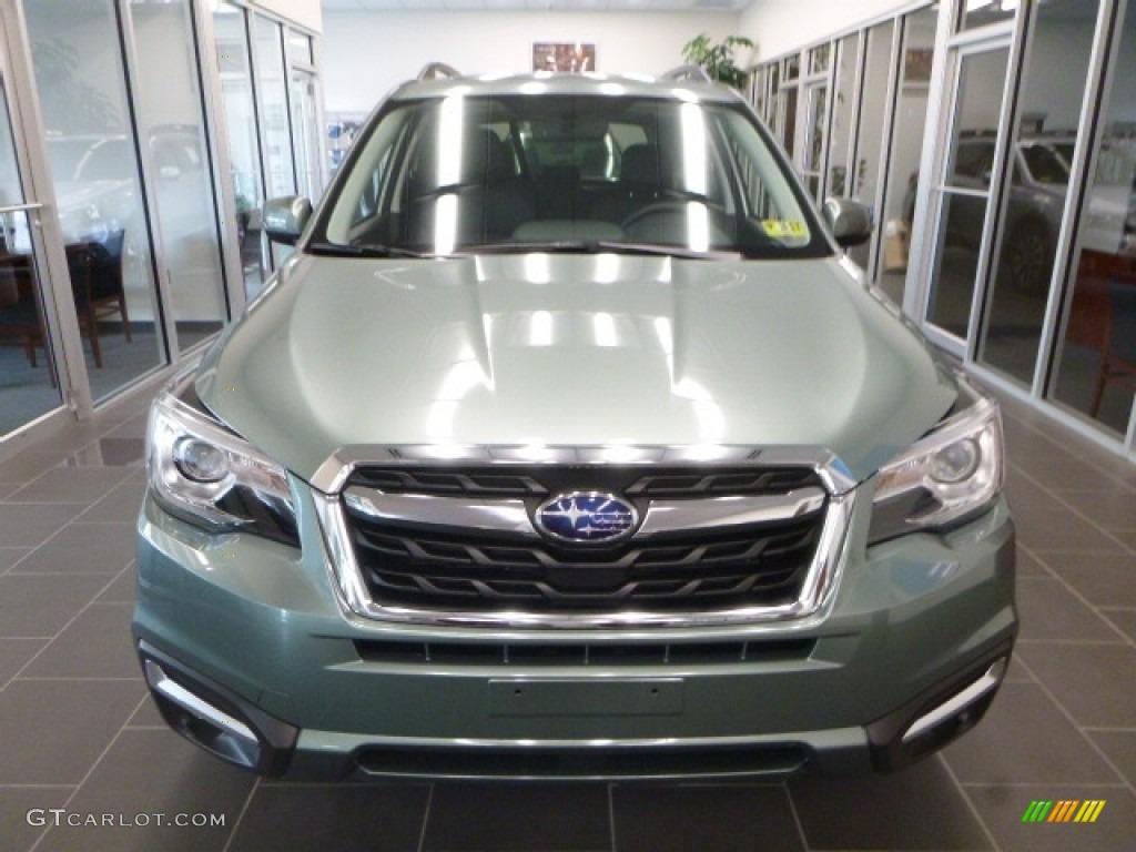 2017 Forester 2.5i Touring - Jasmine Green Metallic / Black photo #10