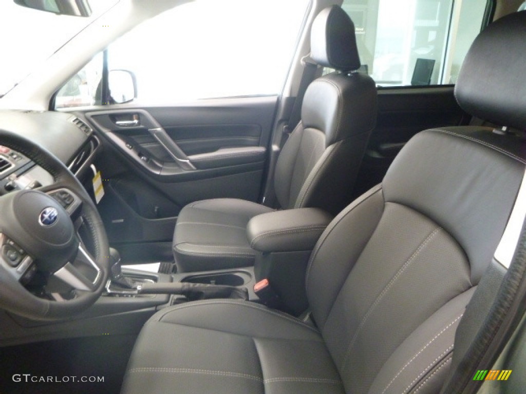 2017 Forester 2.5i Touring - Jasmine Green Metallic / Black photo #13