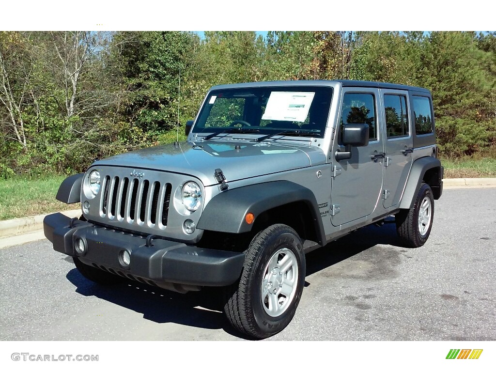 2017 Wrangler Unlimited Sport 4x4 RHD - Billet Silver Metallic / Black photo #6