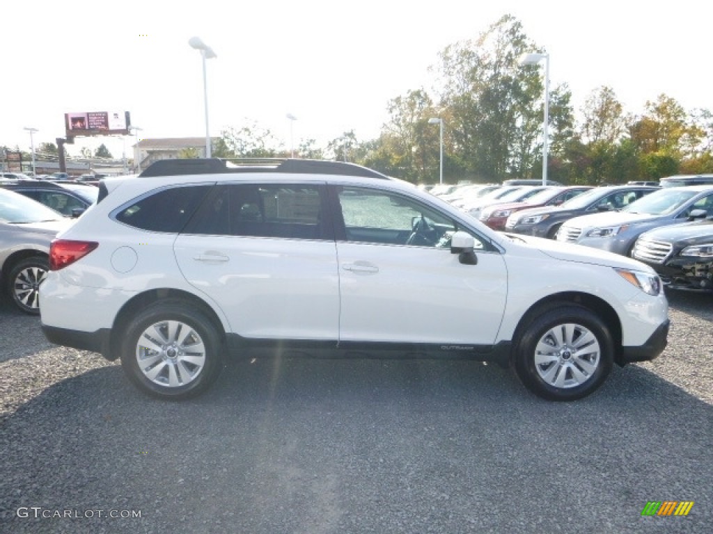 2017 Outback 2.5i Premium - Crystal White Pearl / Slate Black photo #8