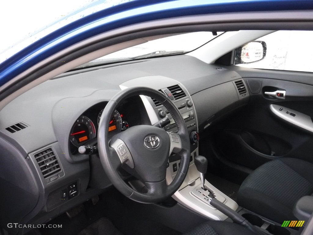2009 Corolla XRS - Blue Streak Metallic / Dark Charcoal photo #13