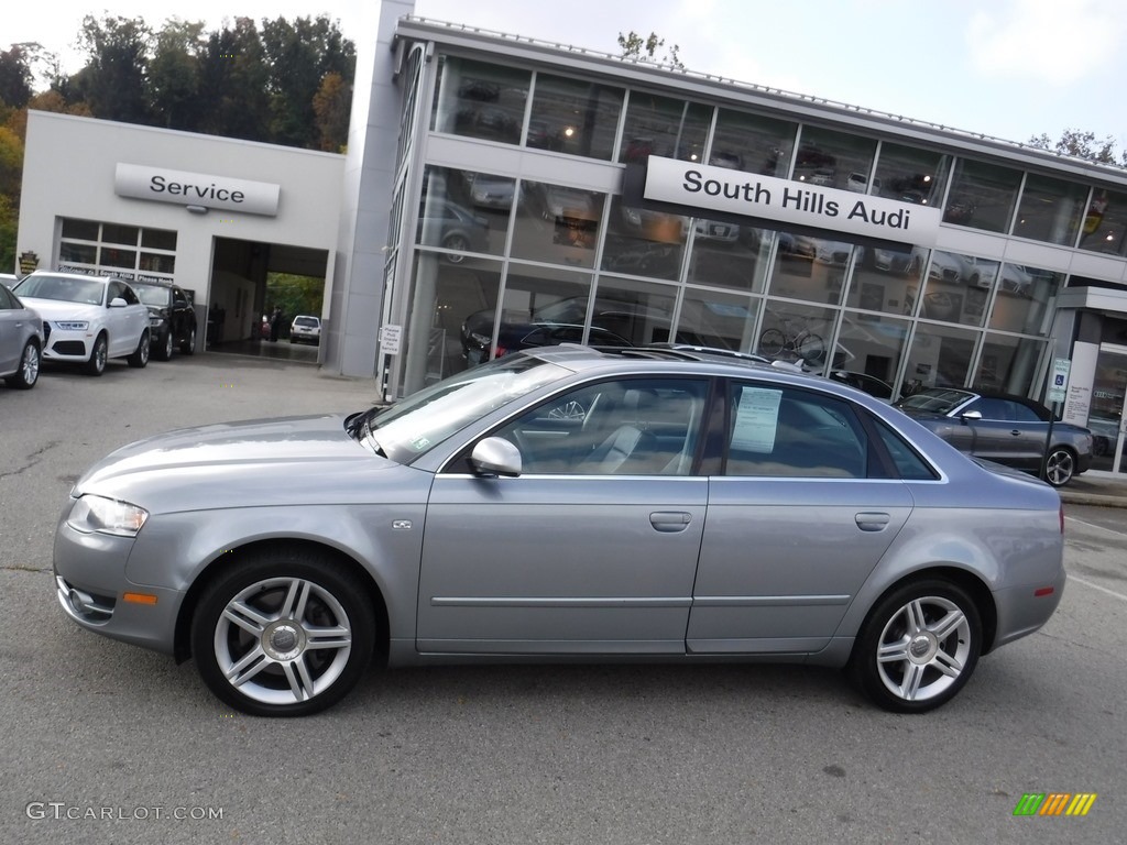 2006 A4 2.0T quattro Sedan - Light Silver Metallic / Ebony photo #2