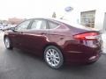 2017 Burgundy Velvet Ford Fusion SE  photo #7