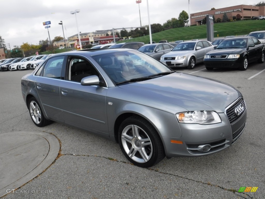 2006 A4 2.0T quattro Sedan - Light Silver Metallic / Ebony photo #8