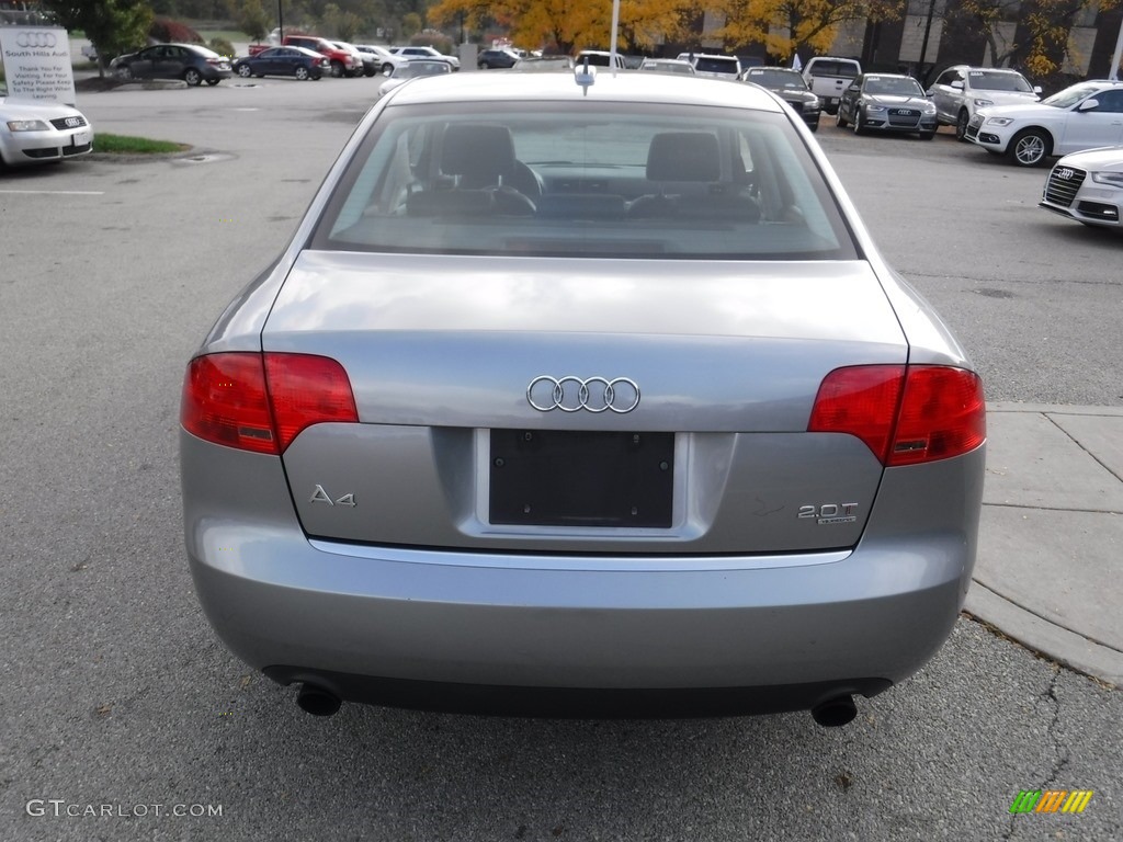 2006 A4 2.0T quattro Sedan - Light Silver Metallic / Ebony photo #14