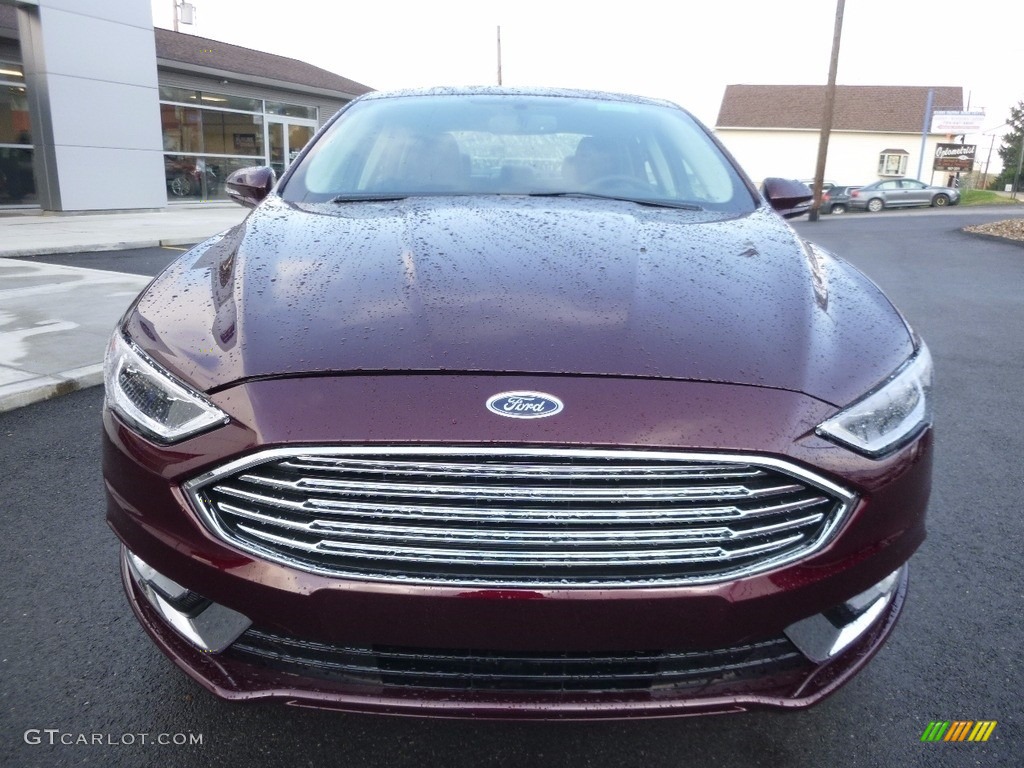 2017 Fusion SE AWD - Burgundy Velvet / Ebony photo #2