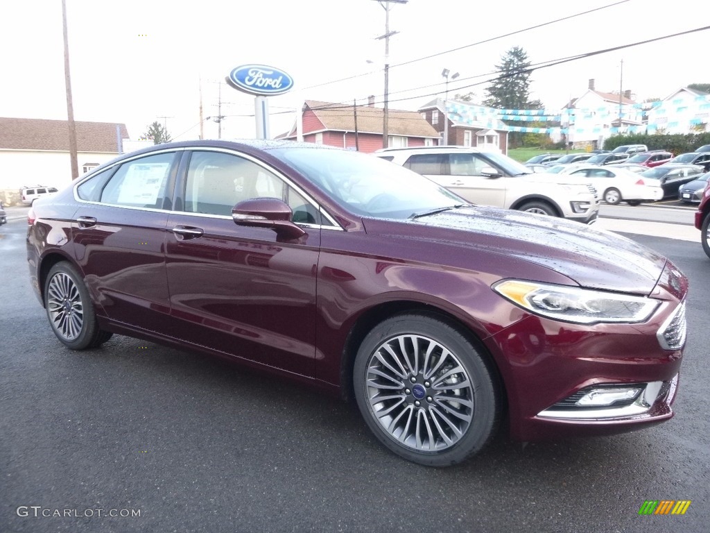2017 Fusion SE AWD - Burgundy Velvet / Ebony photo #3
