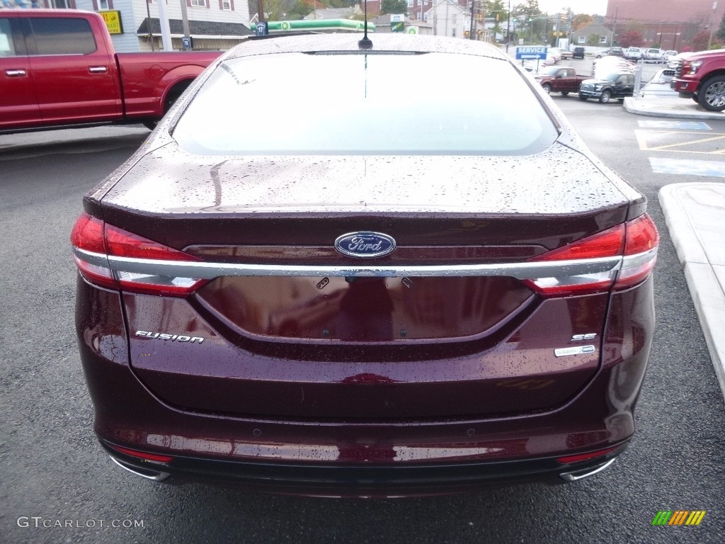 2017 Fusion SE AWD - Burgundy Velvet / Ebony photo #6