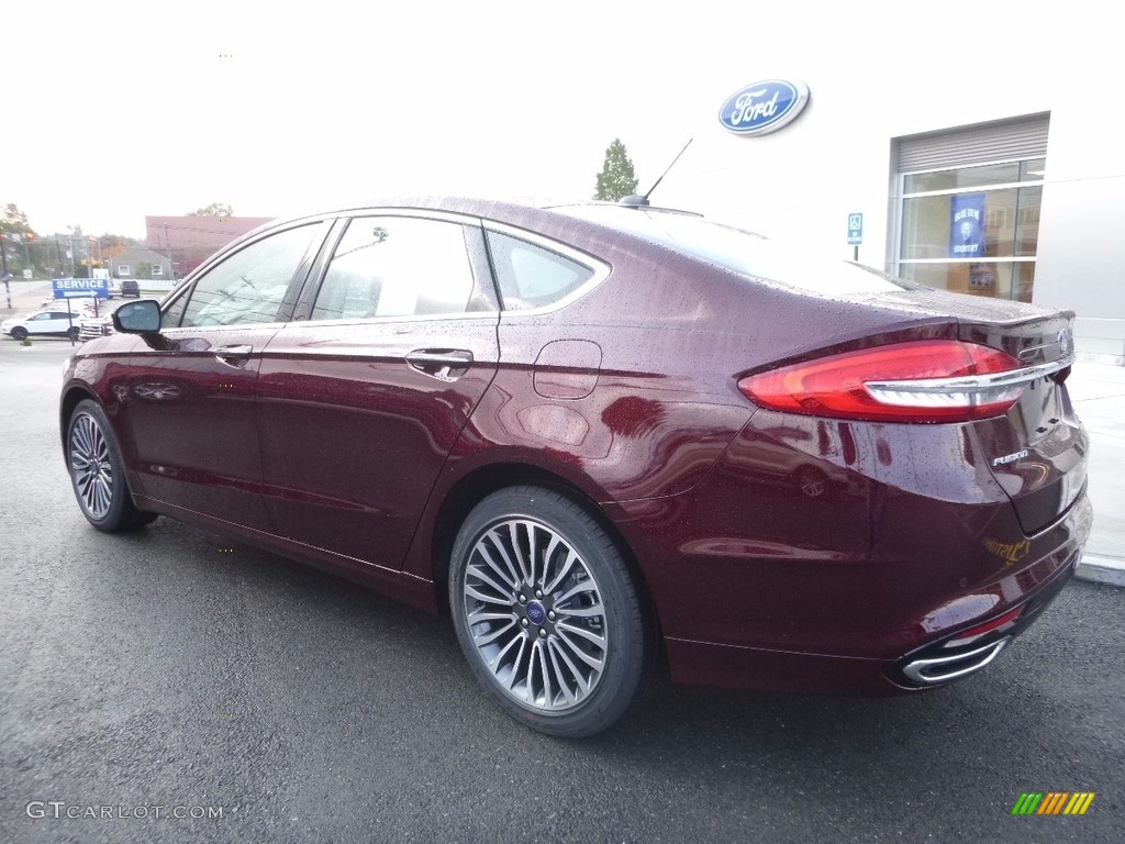 2017 Fusion SE AWD - Burgundy Velvet / Ebony photo #7