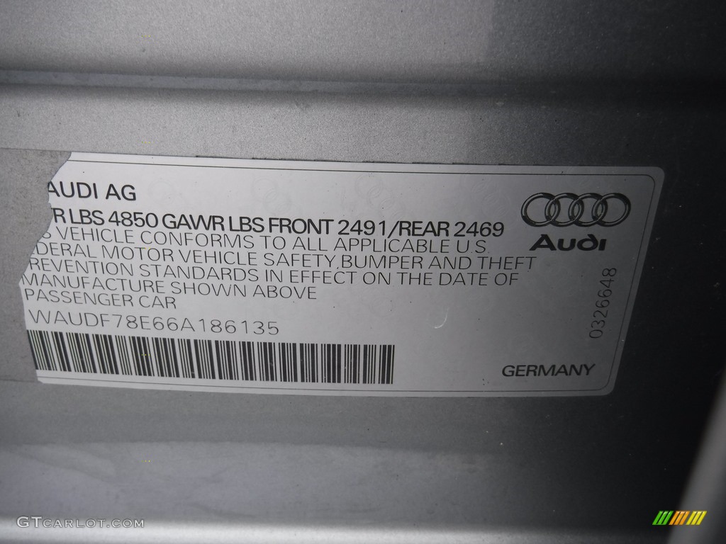 2006 A4 2.0T quattro Sedan - Light Silver Metallic / Ebony photo #39
