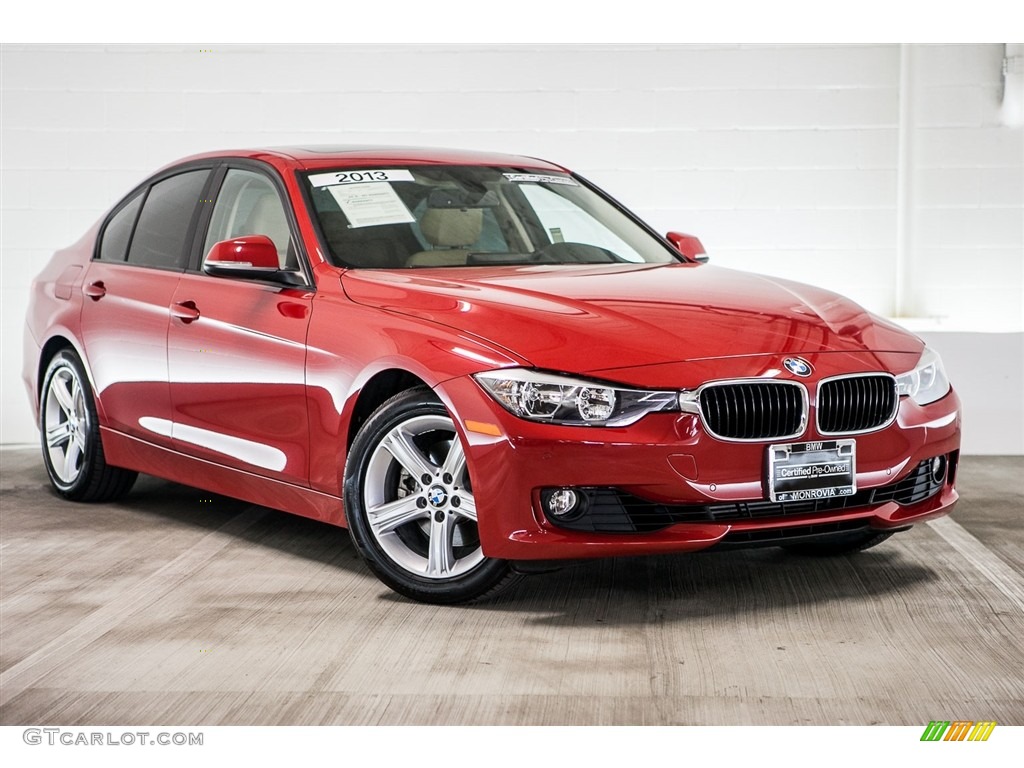 2013 3 Series 328i Sedan - Melbourne Red Metallic / Venetian Beige photo #12