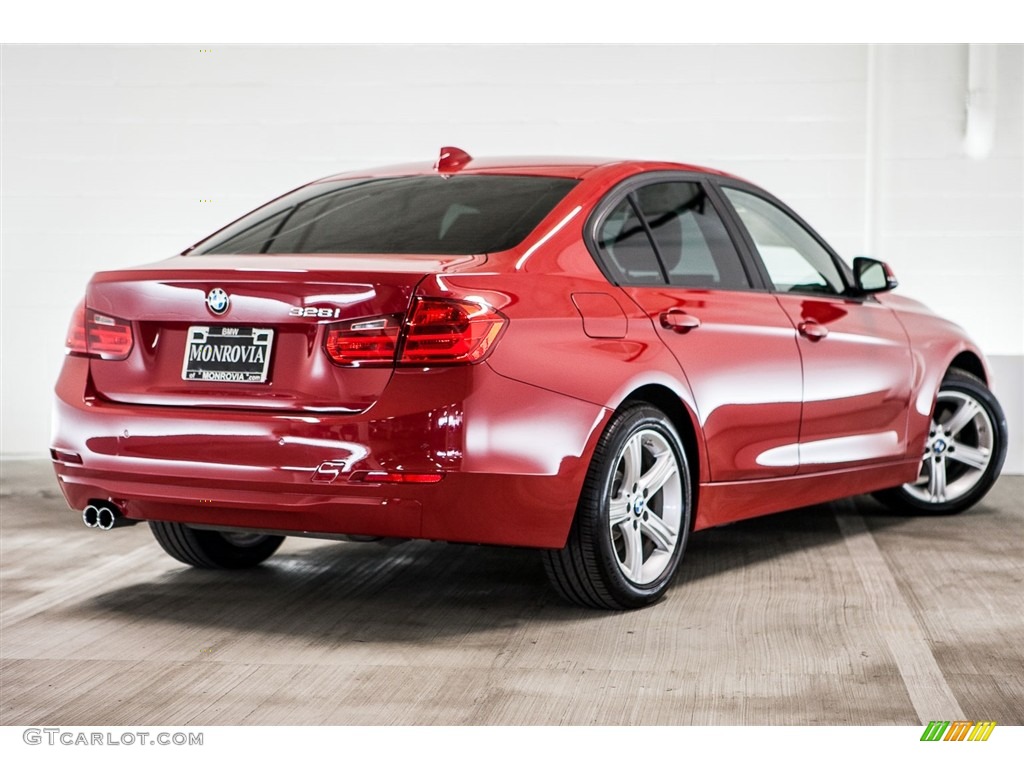 2013 3 Series 328i Sedan - Melbourne Red Metallic / Venetian Beige photo #15