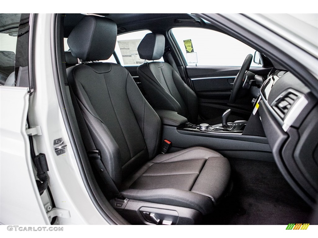 2017 3 Series 330i Sedan - Alpine White / Black photo #2