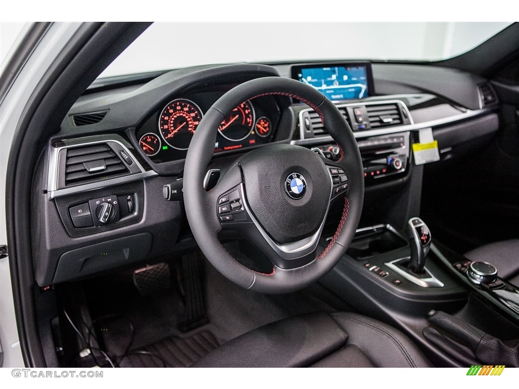 2017 3 Series 330i Sedan - Alpine White / Black photo #6