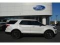 2017 White Platinum Ford Explorer XLT  photo #2