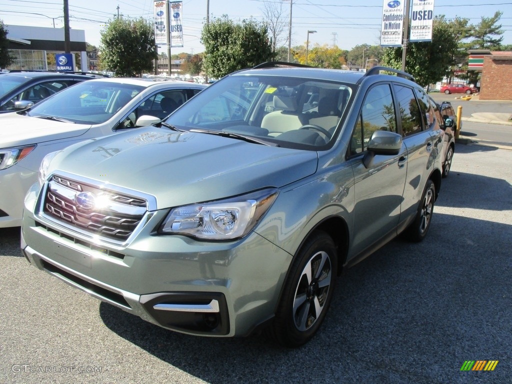 Jasmine Green Metallic 2017 Subaru Forester 2.5i Premium Exterior Photo #116482099