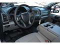 Medium Earth Gray 2017 Ford F350 Super Duty XL Crew Cab 4x4 Interior Color
