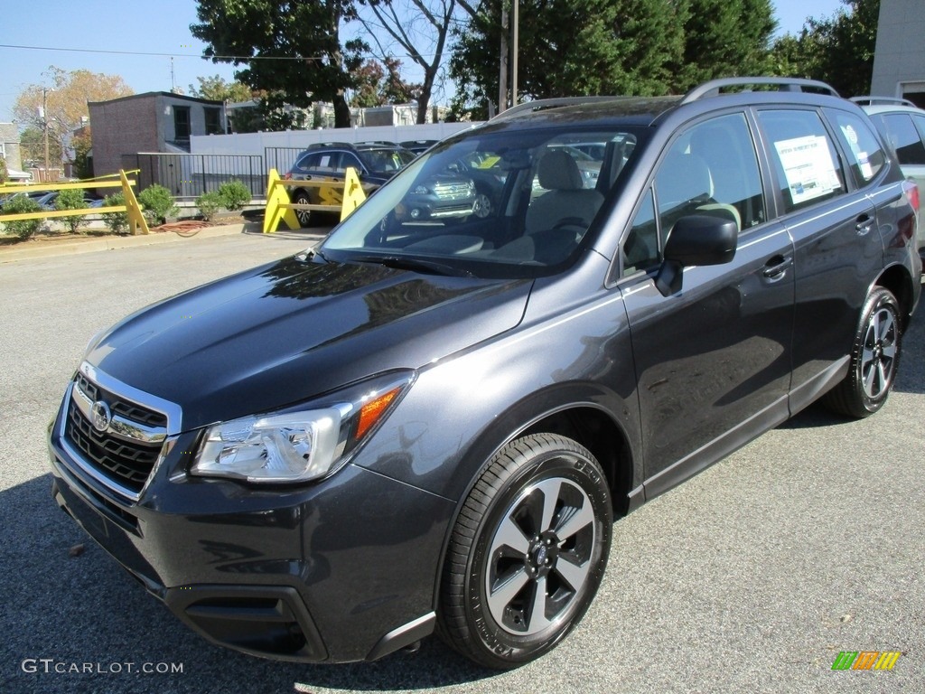 Dark Gray Metallic 2017 Subaru Forester 2.5i Exterior Photo #116482501