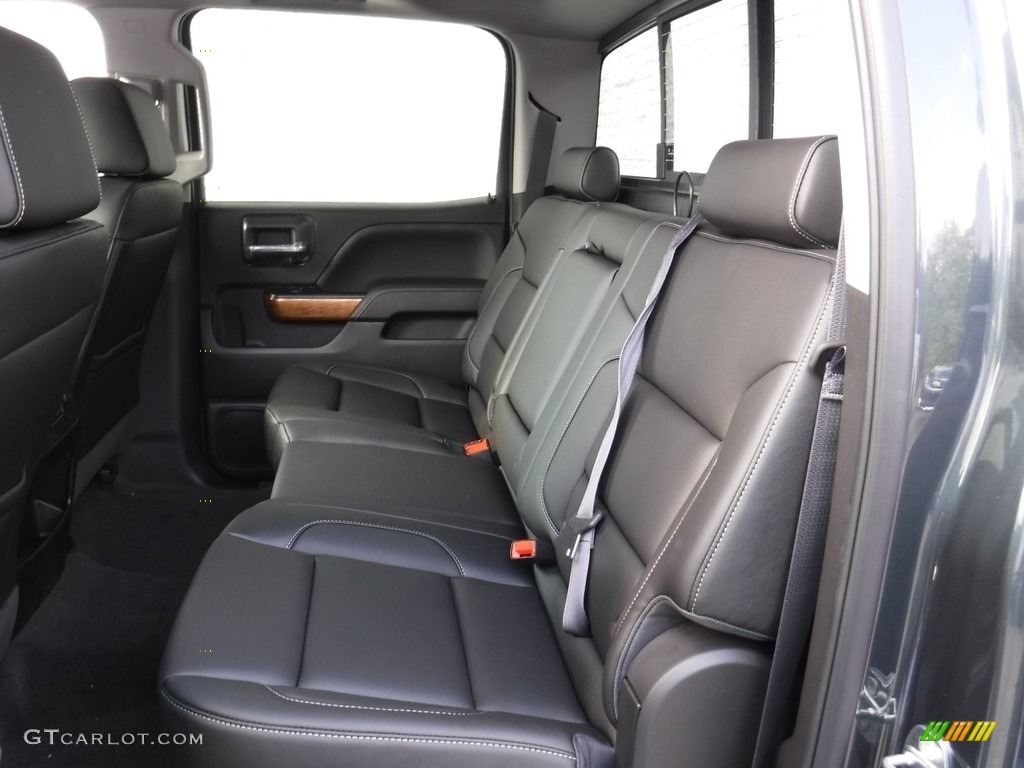 Jet Black Interior 2017 Chevrolet Silverado 1500 LTZ Crew Cab 4x4 Photo #116482769