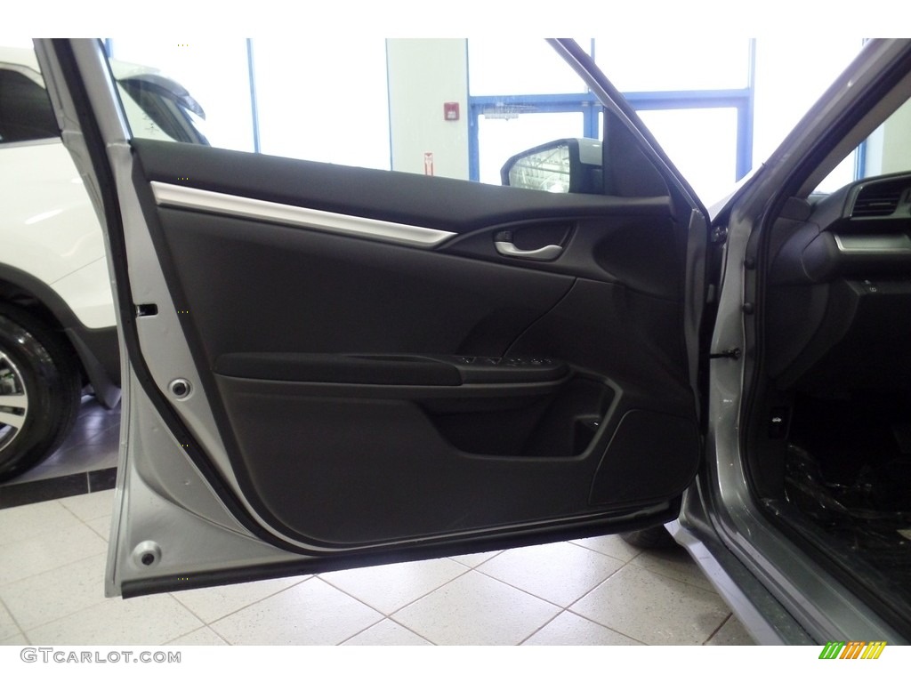 2017 Honda Civic LX Sedan Black Door Panel Photo #116482957
