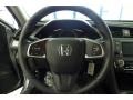 Black 2017 Honda Civic LX Sedan Steering Wheel