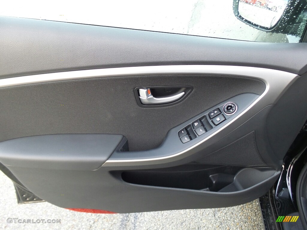 2017 Hyundai Elantra GT Standard Elantra GT Model Black Door Panel Photo #116483206
