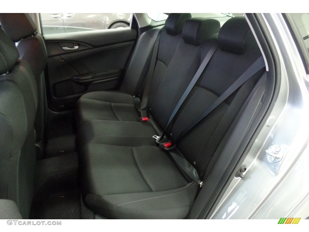 Black Interior 2017 Honda Civic LX Sedan Photo #116483257