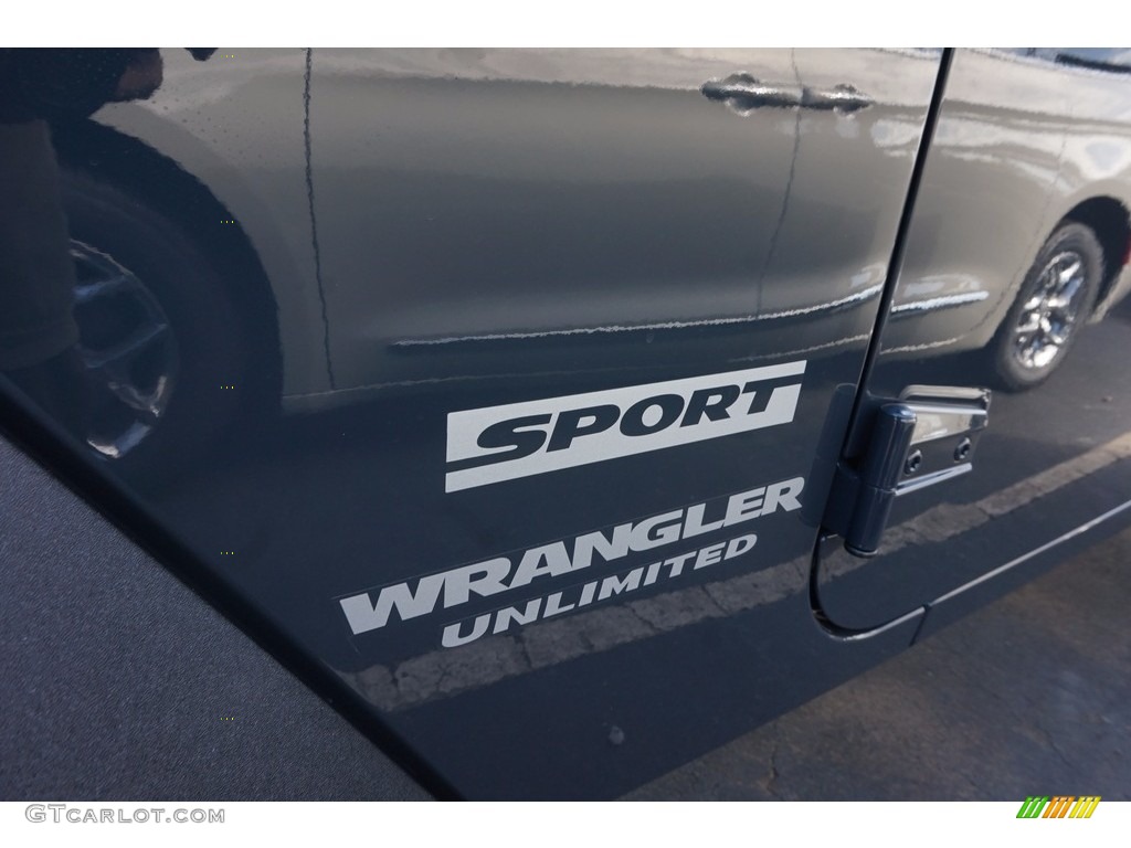 2017 Jeep Wrangler Unlimited Sport 4x4 Marks and Logos Photo #116484661