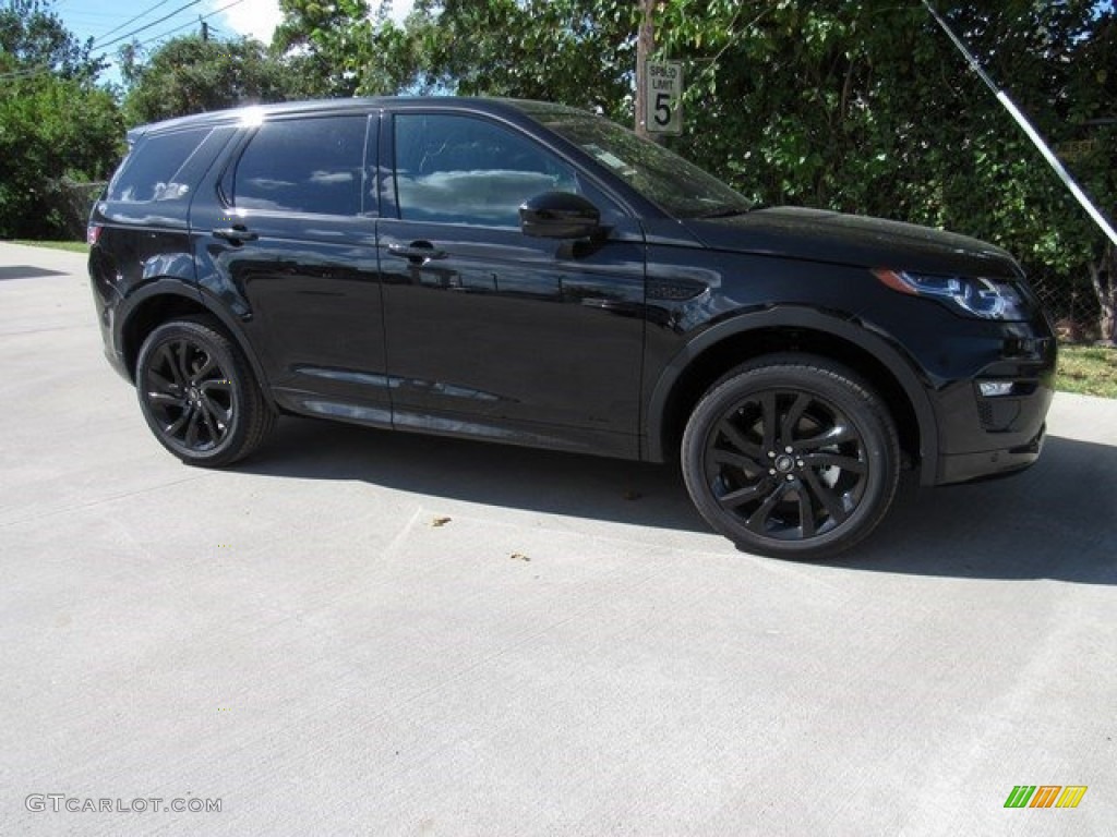 Santorini Black Metallic Land Rover Discovery Sport