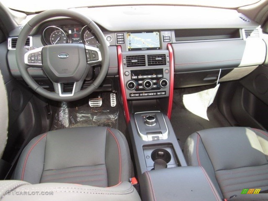 Ebony/Pimento Interior 2017 Land Rover Discovery Sport HSE Luxury Photo #116484745