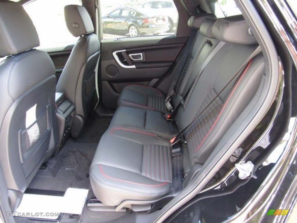 Ebony/Pimento Interior 2017 Land Rover Discovery Sport HSE Luxury Photo #116484760
