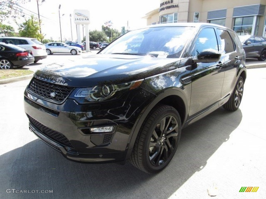 Santorini Black Metallic 2017 Land Rover Discovery Sport HSE Luxury Exterior Photo #116484880