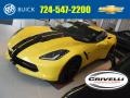 Corvette Racing Yellow Tintcoat 2017 Chevrolet Corvette Stingray Coupe