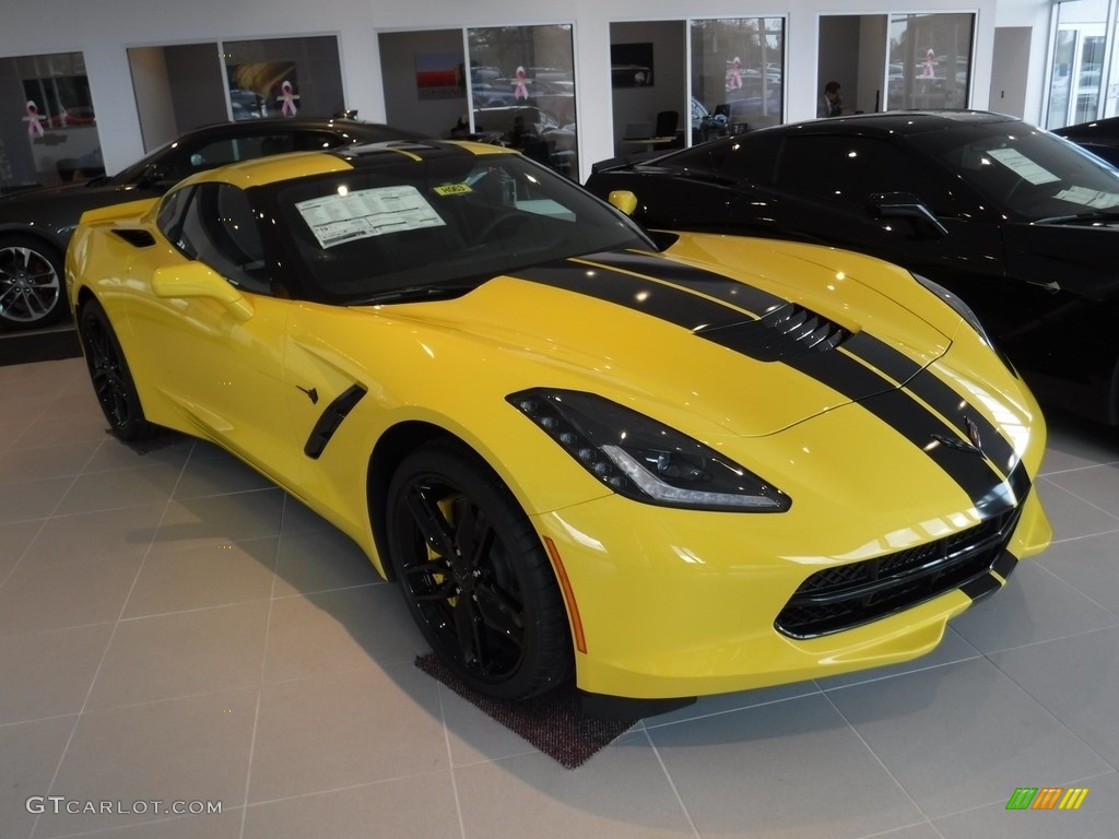 Corvette Racing Yellow Tintcoat 2017 Chevrolet Corvette Stingray Coupe Exterior Photo #116486440