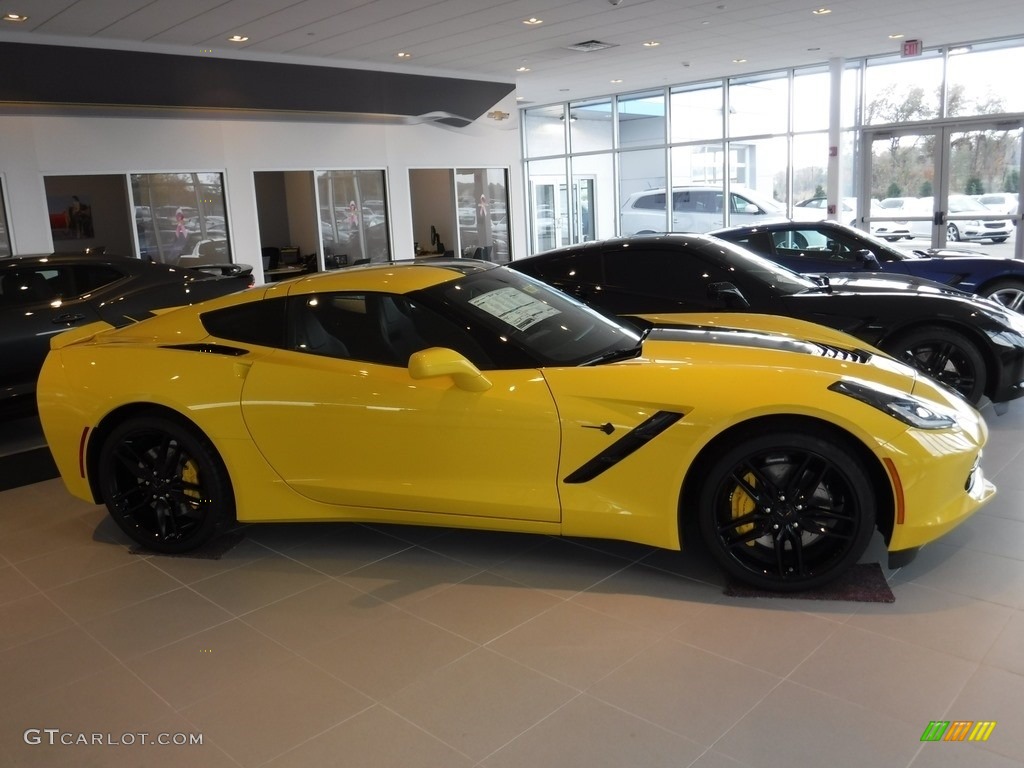 Corvette Racing Yellow Tintcoat 2017 Chevrolet Corvette Stingray Coupe Exterior Photo #116486446