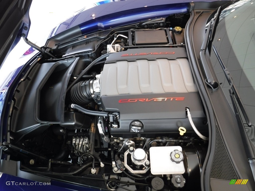 2017 Corvette Stingray Coupe - Admiral Blue / Jet Black photo #11