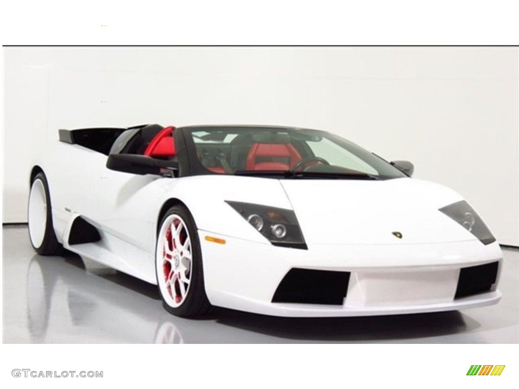 Balloon White Lamborghini Murcielago